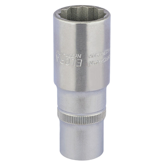 Elora Deep Bi-Hexagon Socket, 1/2" Sq. Dr., 22mm DRA-11936