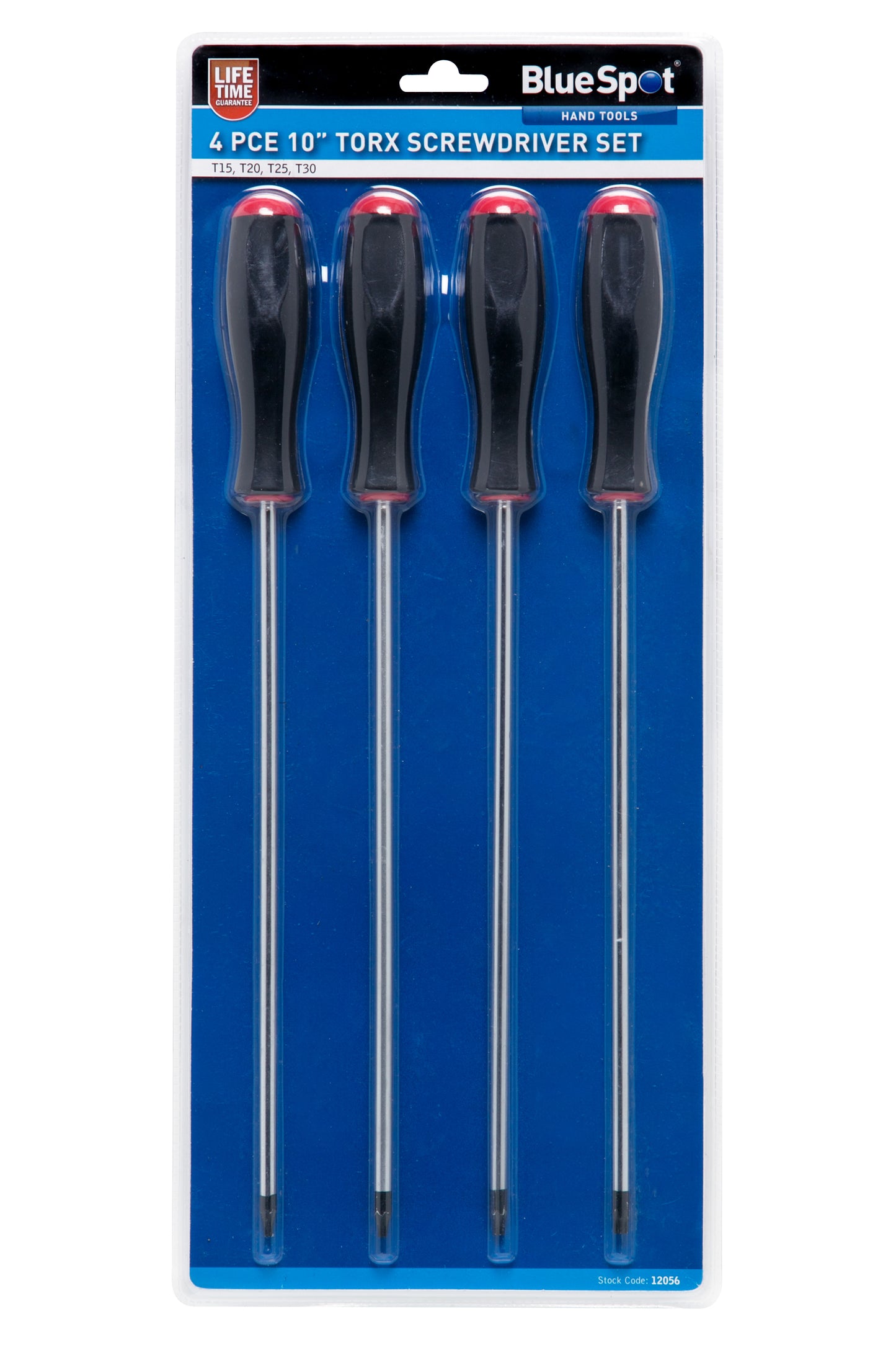 BlueSpot 4 PCE 10” Torx Screwdriver set 12056