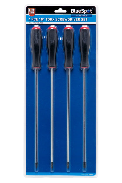 BlueSpot 4 PCE 10” Torx Screwdriver set 12056