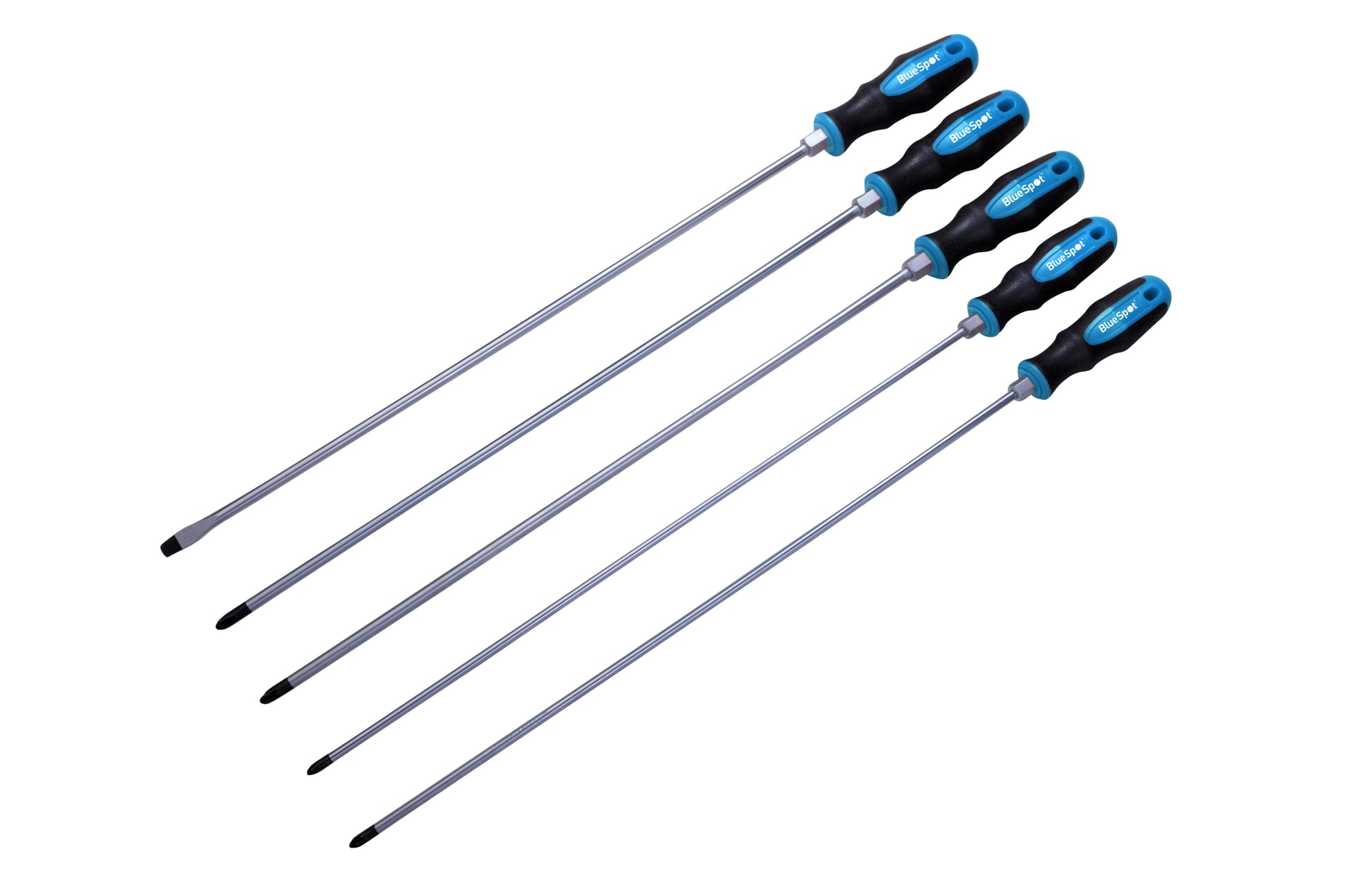 BlueSpot 5 PCE 450MM Long Screwdriver Set  12070