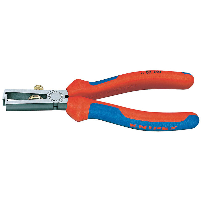 Knipex 11 02 160 SB Adjustable Wire Stripping Pliers, 160mm DRA-12299