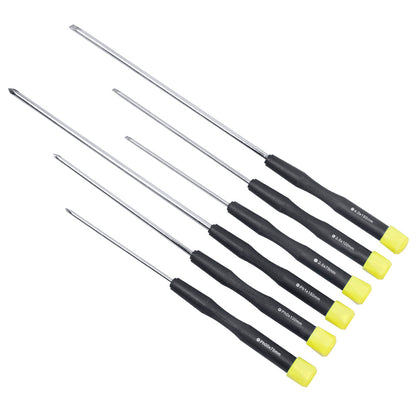 BlueSpot 6 PCE Long Precision Screwdriver Set 12603