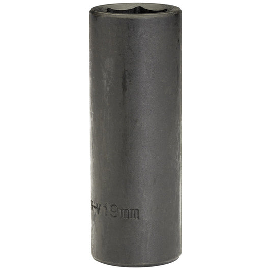 Draper Deep Impact Socket, 1/2" Sq. Dr., 19mm DRA-12744