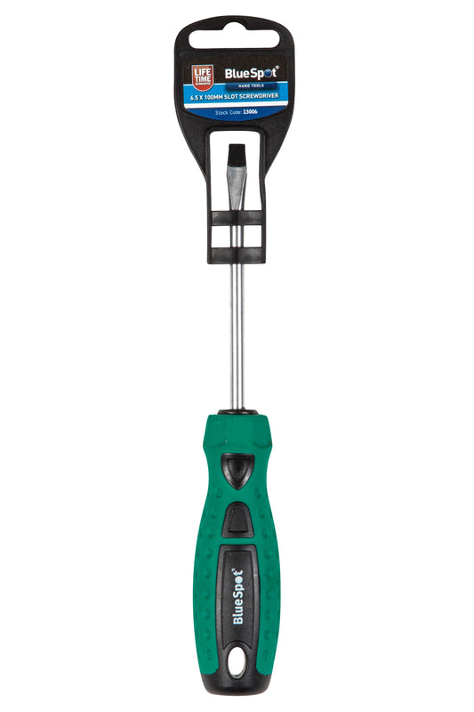 BlueSpot 6.5 x 100mm Slotted Screwdriver 13006