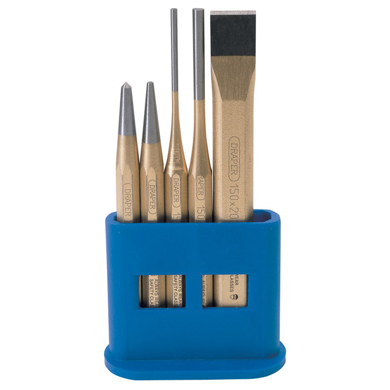 Draper Chisel and Punch Set (5 Piece) DRA-13042