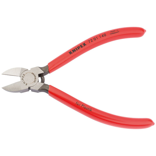 Knipex 72 01 140 SBE 140mm Diagonal Side Cutter for Plastics or Lead Only DRA-13083