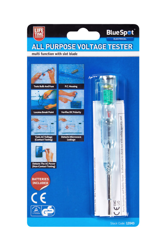 BlueSpot All Purpose Voltage Tester 13543