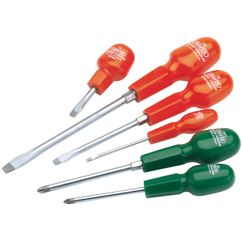 Draper Cabinet Pattern Screwdriver Set (6 Piece) DRA-14078