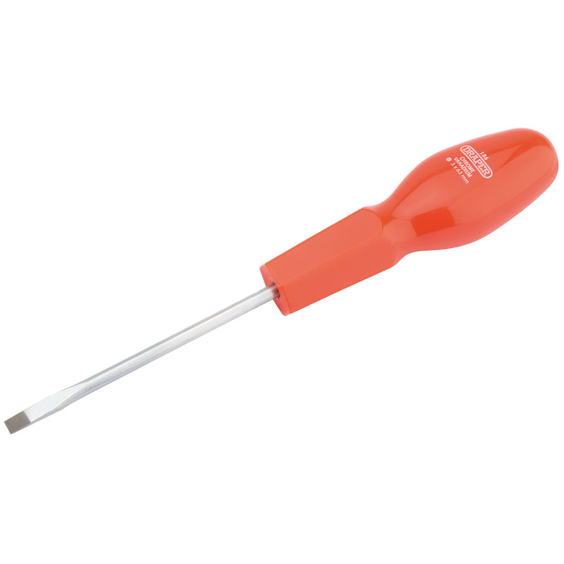 Draper Plain Slot Cabinet Pattern Screwdriver, 3.2 x 63mm DRA-14079