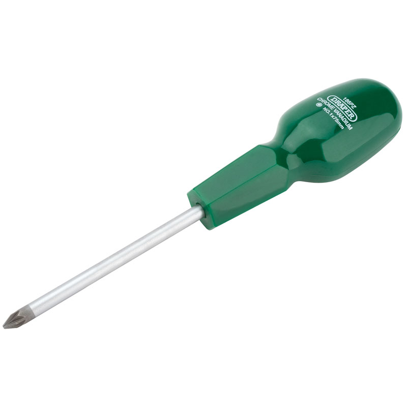 Draper PZ Type Cabinet Pattern Screwdriver, No.1 x 75mm DRA-14086
