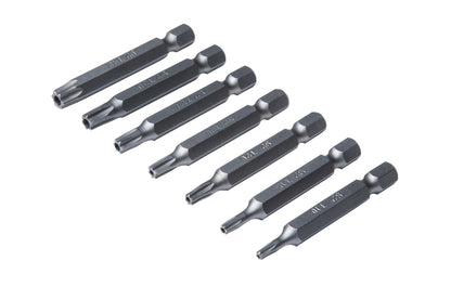 BlueSpot 7 PCE Long Security Torx Bits 14103