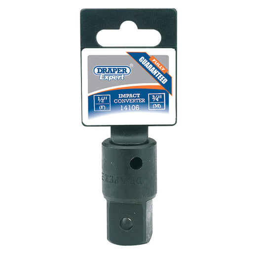 Draper Impact Socket Converter, 1/2"(F) x 3/4"(M) DRA-14106