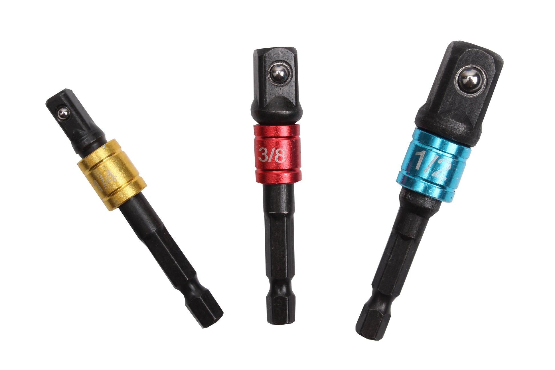 BlueSpot Colour Coded Impact Socket Adaptors (1/4"-3/8"-1/2") 14113