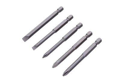 BlueSpot 5 PCE 75mm (3") Screwdriver Bits (PH-PZ Slot) 14123