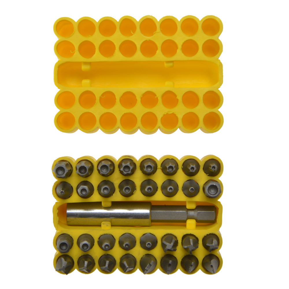 BlueSpot 33 PCE Security Screwdriver Bit Set 14151
