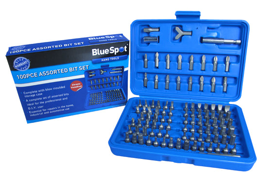 BlueSpot 100 PCE Security Screwdriver Bit Set 14153