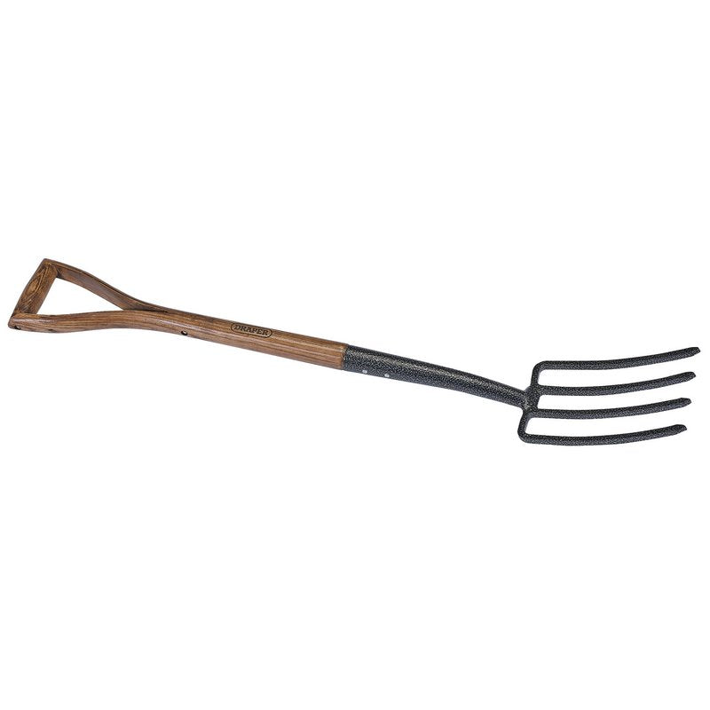 Draper Carbon Steel Border Fork with Ash Handle DRA-14304