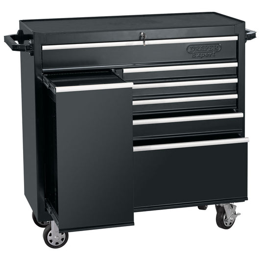 Draper Roller Tool Cabinet, 6 Drawer and Side Locker, 42" DRA-14546