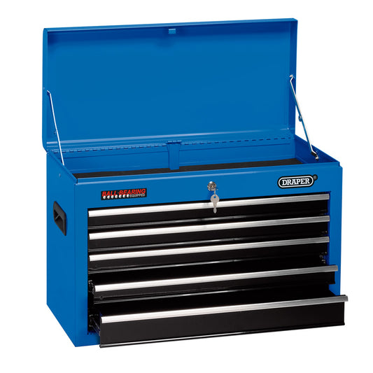 Draper Tool Chest, 5 Drawer, 26", Blue DRA-14604