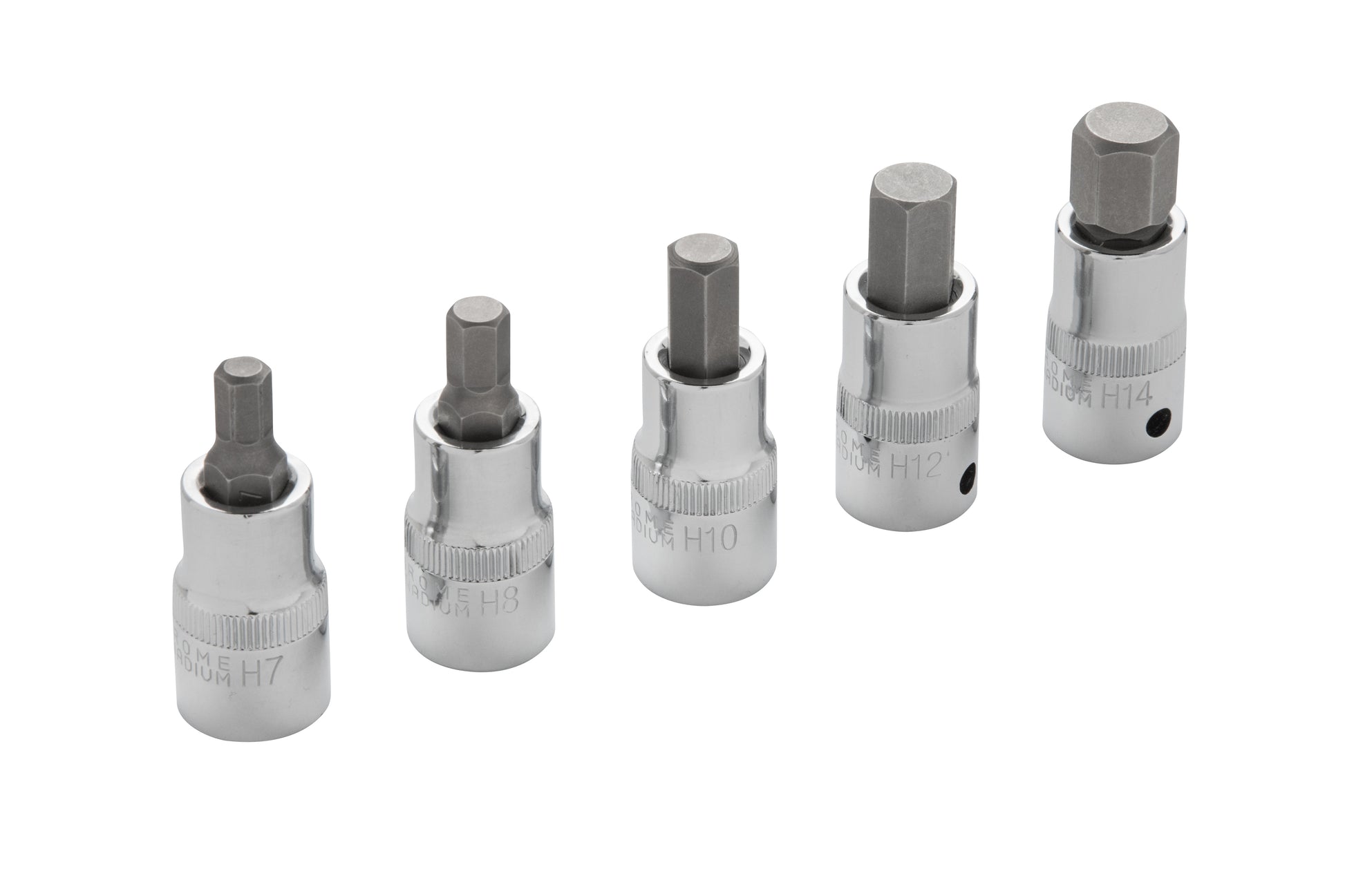 BlueSpot 5 PCE 1/2" Hex Bit Set (H7-H14) (EVA FOAM) 01507