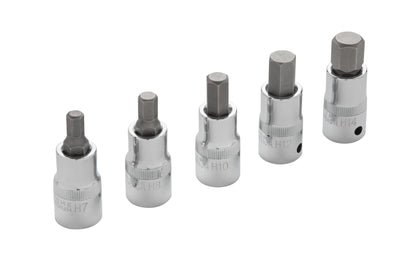 BlueSpot 5 PCE 1/2" Hex Bit Set (H7-H14) (EVA FOAM) 01507