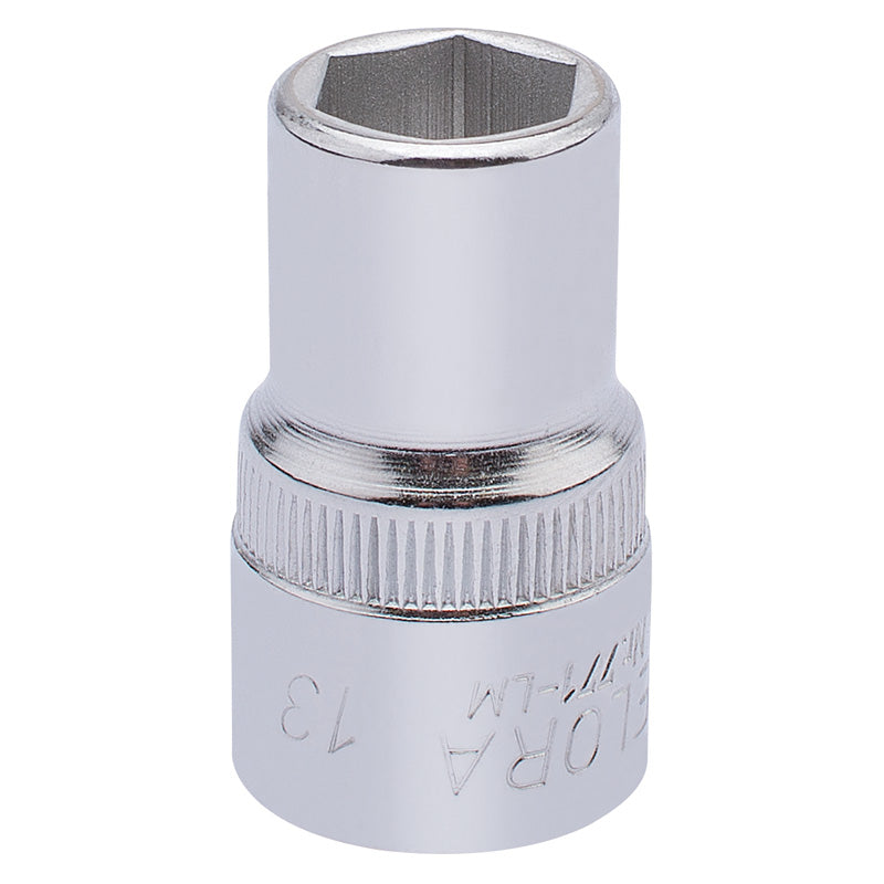 Elora Hexagon Socket, 1/2" Sq. Dr., 13mm DRA-15302