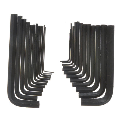 BlueSpot 25 PCE Metric and Imperial Hex Key Wrench Set With Pouch (1-10mm) (3/64"-3/8") 15307