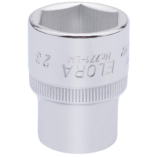 Elora Hexagon Socket, 1/2" Sq. Dr., 23mm DRA-15312