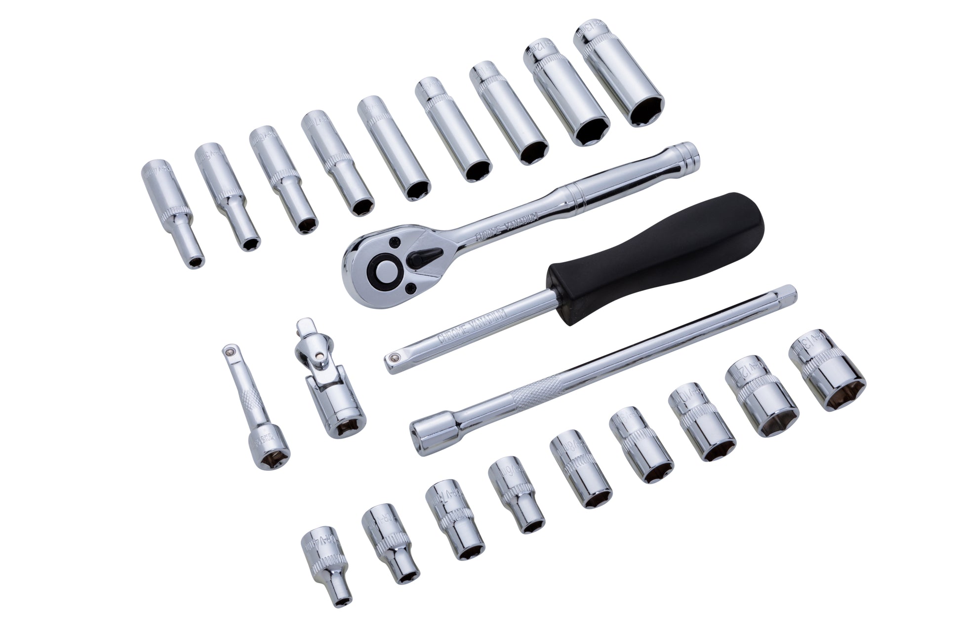 BlueSpot 24 PCE 1/4" Metric Socket Set (4-13mm) 01531