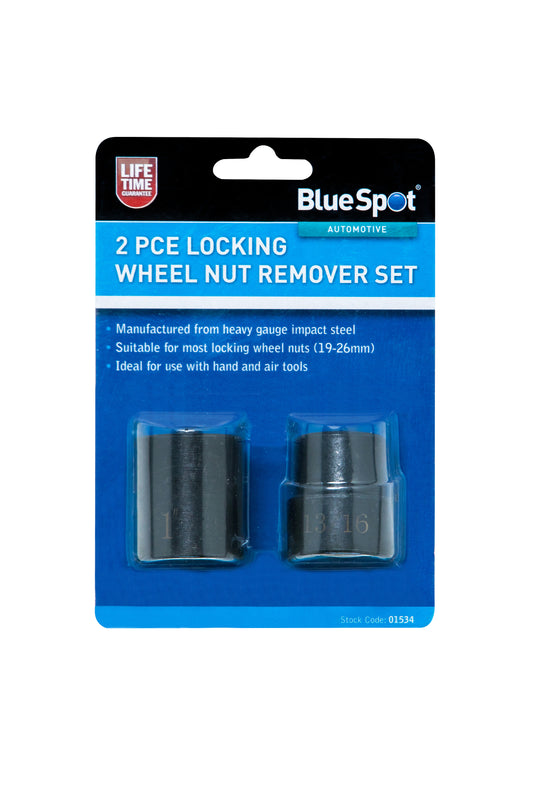 BlueSpot 2 PCE Locking Wheel Nut Remover Set  01534