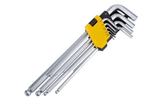 BlueSpot 9 PCE Extra-Long Ball End Hex Key Set (1.5-10mm) 15362