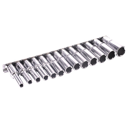BlueSpot 13 PCE 3/8" Metric Deep Socket Set (6-19mm) 01542