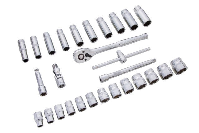 BlueSpot 28 PCE 3/8" Metric Socket Set (8-24mm) 01547
