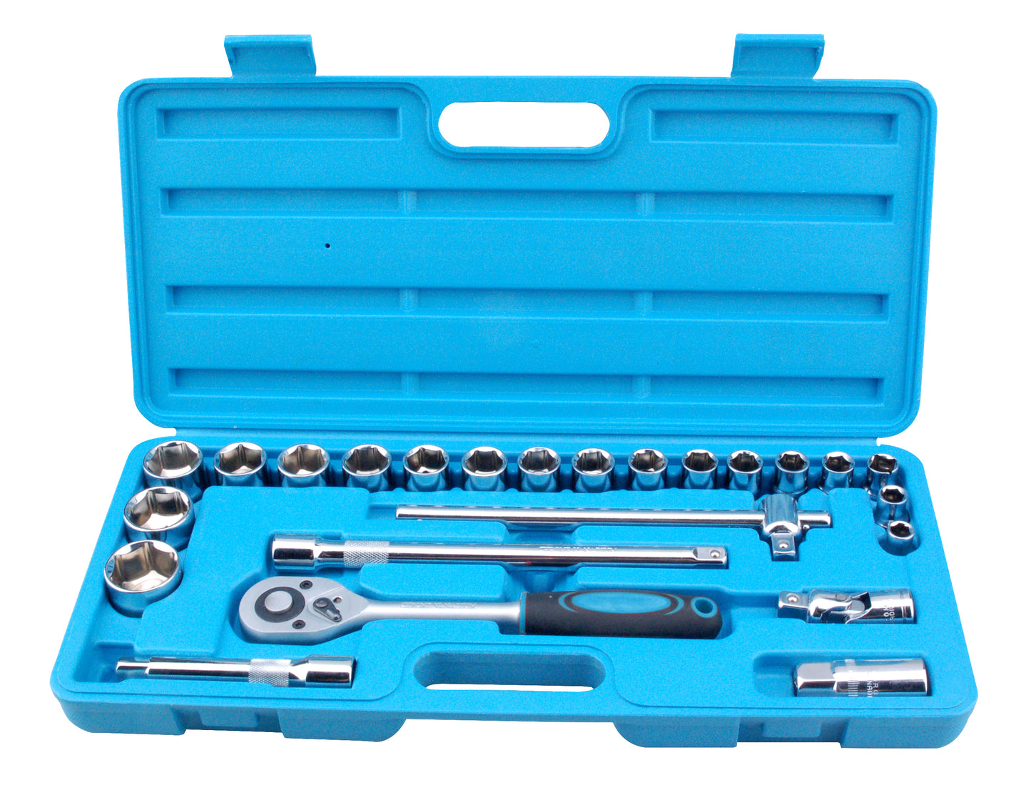 BlueSpot 24 PCE 1/2" Metric Socket Set (10-32mm)  01548