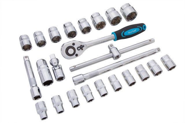 BlueSpot 24 PCE 1/2" Metric Socket Set (10-32mm)  01548