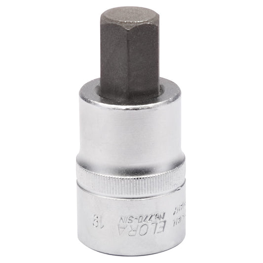 Elora Hexagon Screwdriver Socket, 3/4" Sq. Dr., 19mm DRA-15554