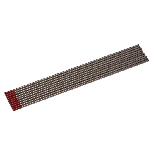 Draper Thoriated Tungsten Electrodes, 2.4 x 150mm (Pack of 10) DRA-15861