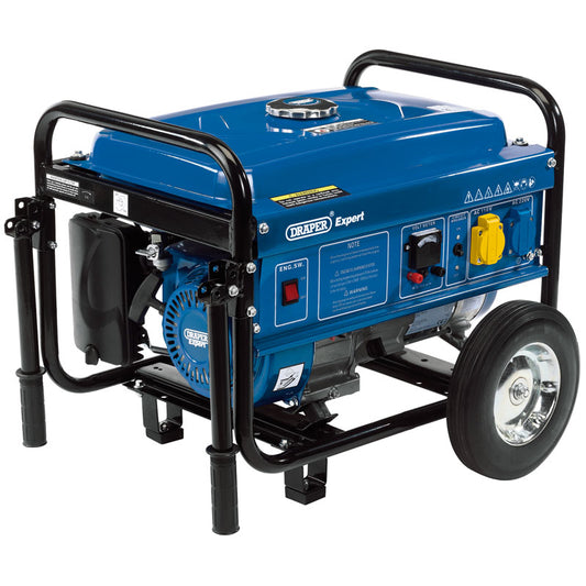Draper Petrol Generator with Wheels, 2000W DRA-16066