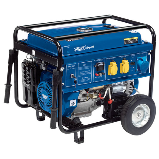 Draper Petrol Generator with Wheels, 11000W DRA-16143