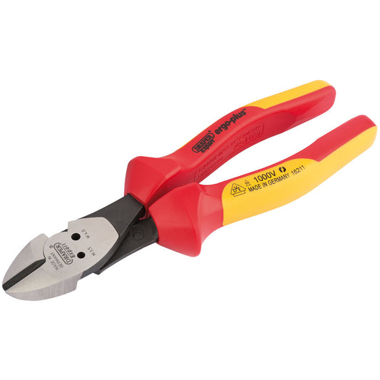 Draper Ergo Plus® ; VDE Diagonal Side Cutters with Integrated Pattress Shears DRA-16211