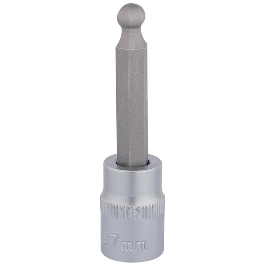 Draper Ball End Hexagonal Socket Bits, 3/8" Sq. Dr., 7mm DRA-16290