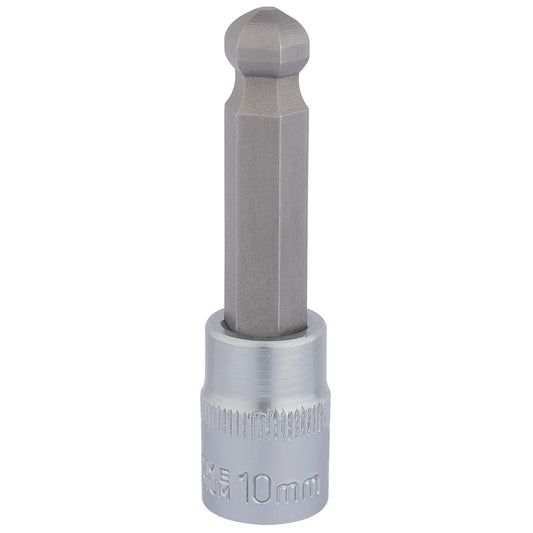 Draper Ball End Hexagonal Socket Bits, 3/8" Sq. Dr., 10mm DRA-16293