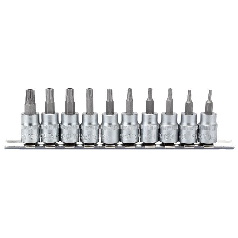 Draper TX-STAR® ; Security Socket Bit Set, 3/8" Sq. Dr., 48mm (10 Piece) DRA-16332