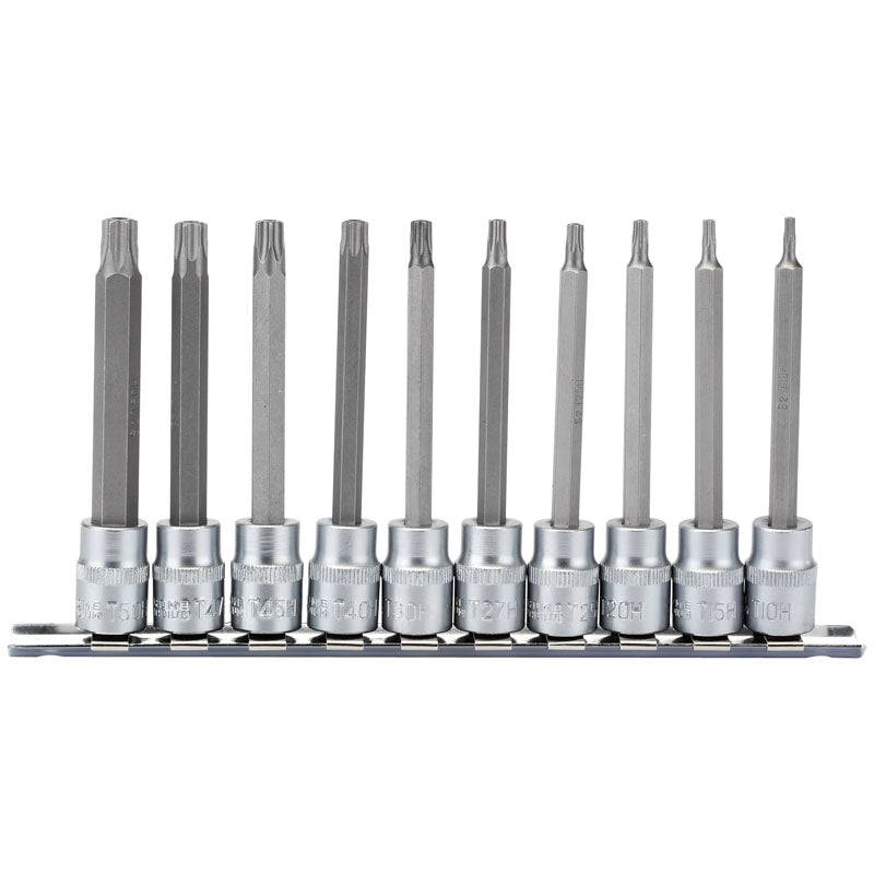 Draper TX-STAR® ; Security Socket Bit Set, 3/8" Sq. Dr. (10 Piece) DRA-16333