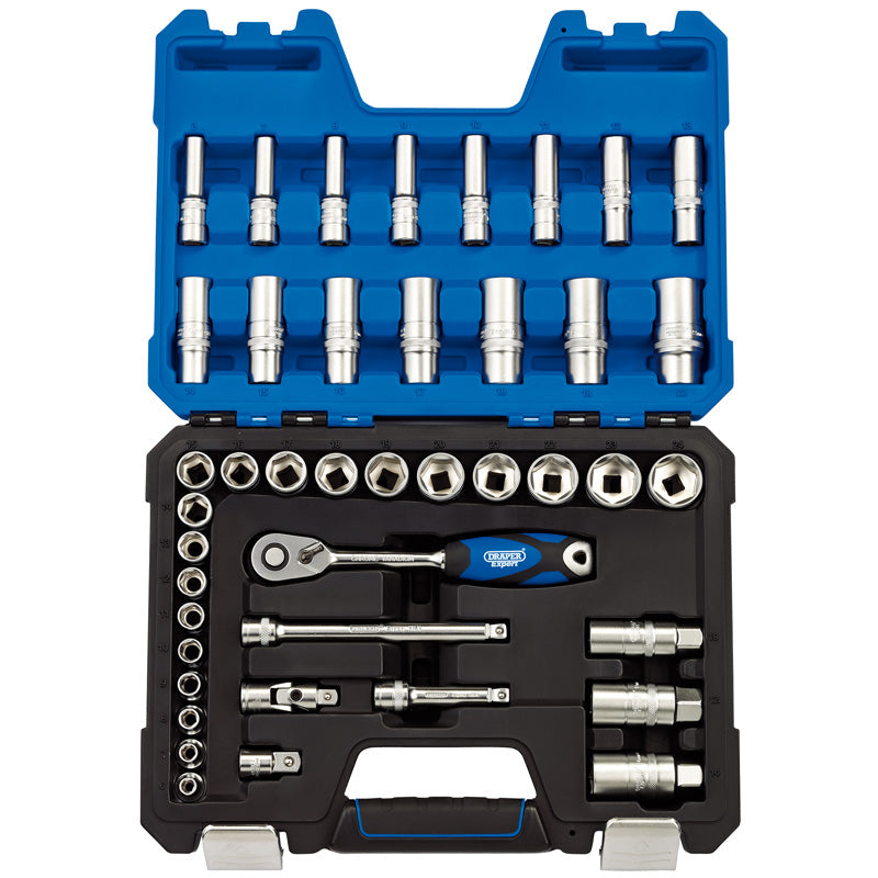 Draper Metric Socket Set, 3/8" Sq. Dr. (42 Piece) DRA-16451