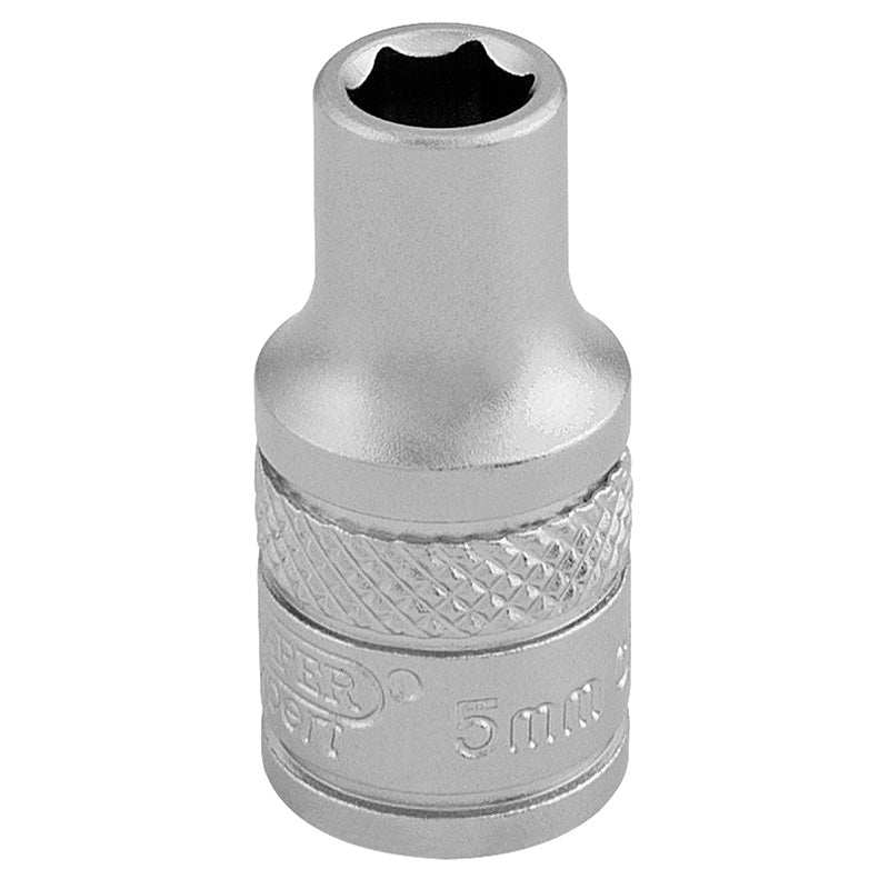 Draper Socket, 1/4" Sq. Dr., 5mm DRA-16508