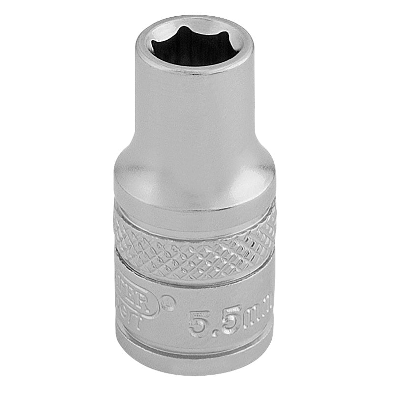 Draper Socket, 1/4" Sq. Dr., 5.5mm DRA-16509