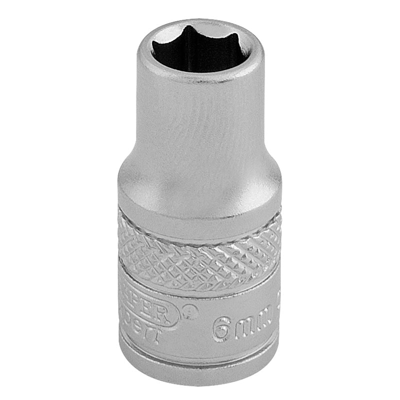 Draper Socket, 1/4" Sq. Dr., 6mm DRA-16510