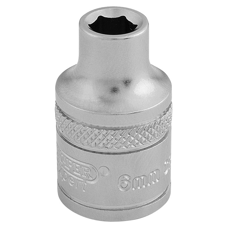 Draper 6 Point Metric Socket, 3/8" Sq. Dr., 6mm DRA-16531