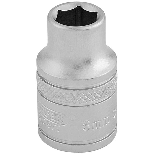 Draper 6 Point Metric Socket, 3/8" Sq. Dr., 8mm DRA-16533